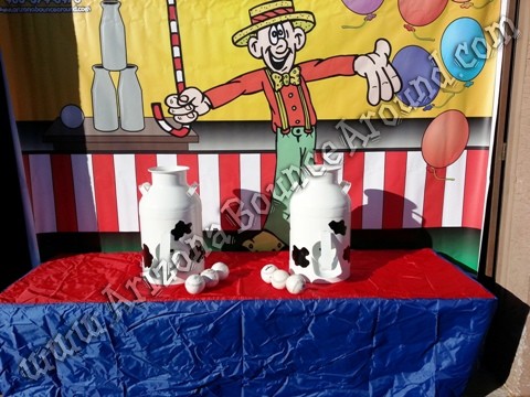 milk can carnival game rental Phoenix Arizona